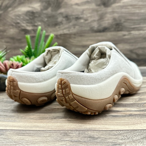 ❌SOLD❌NIB Merrell Jungle Slide Clogs Suede Birch Womens 9M 40 - Picture 7 of 12